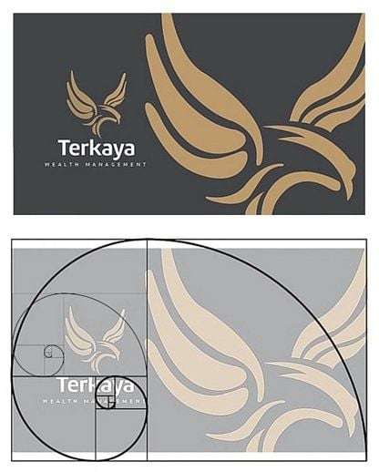 A design with a Golden Ratio overly