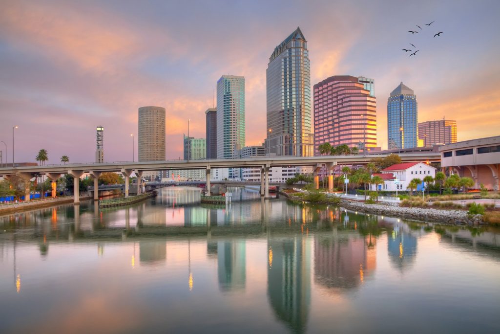 Tampa skyline: Home to some of the top web design tampa